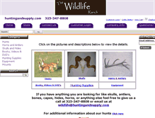 Tablet Screenshot of huntingandsupply.com